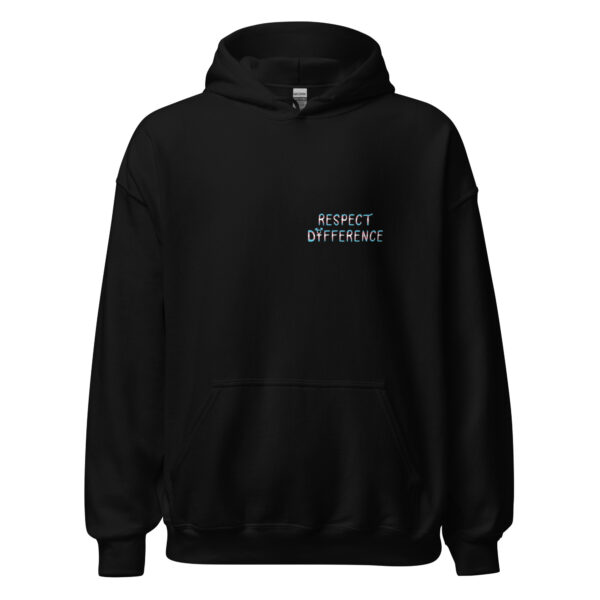 Respect Difference chest logo Unisex Hoodie