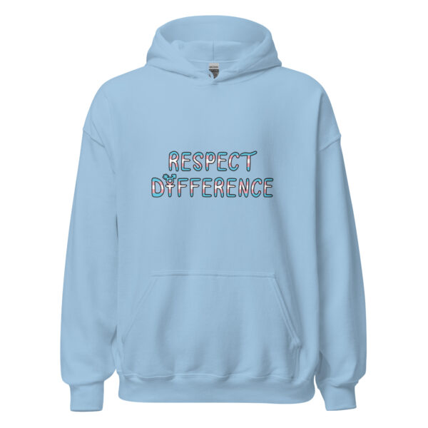 Respect Difference Unisex Hoodie - Image 5