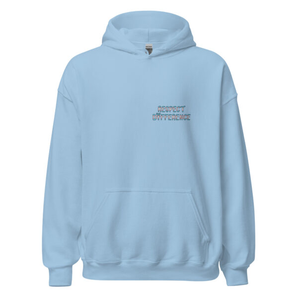 Respect Difference chest logo Unisex Hoodie - Image 5