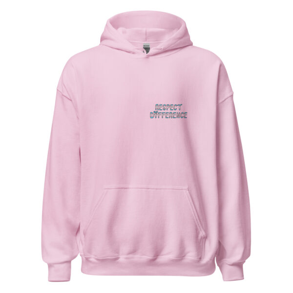 Respect Difference chest logo Unisex Hoodie - Image 9