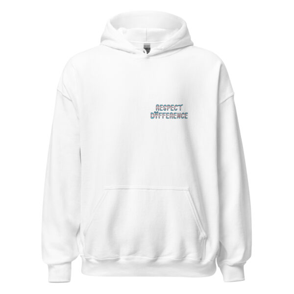 Respect Difference chest logo Unisex Hoodie - Image 13