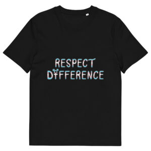 Respect Difference Unisex organic cotton tee
