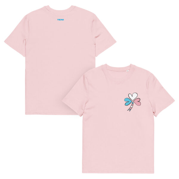 Shamrock chest logo Unisex organic cotton t-shirt - Image 4