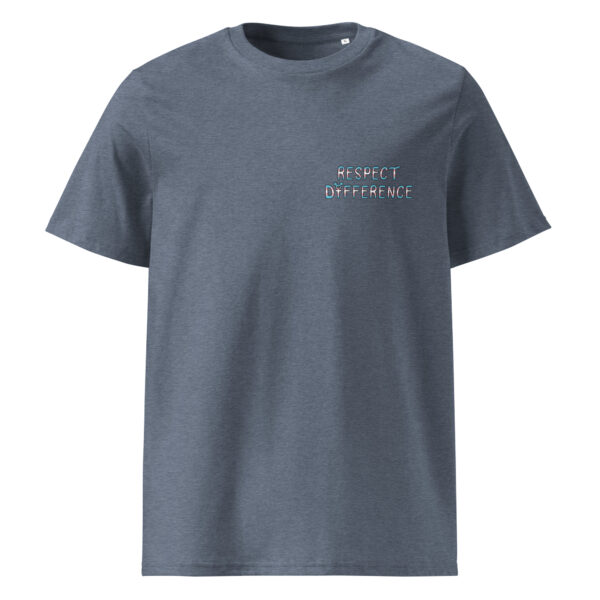 Respect Difference Chest Logo Unisex organic cotton tee - Image 9