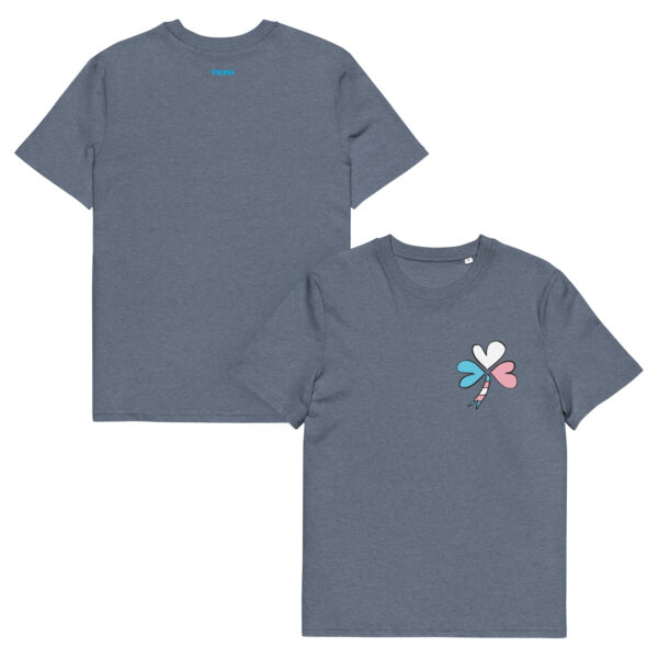 Shamrock chest logo Unisex organic cotton t-shirt - Image 3