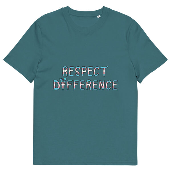 Respect Difference Unisex organic cotton tee - Image 4