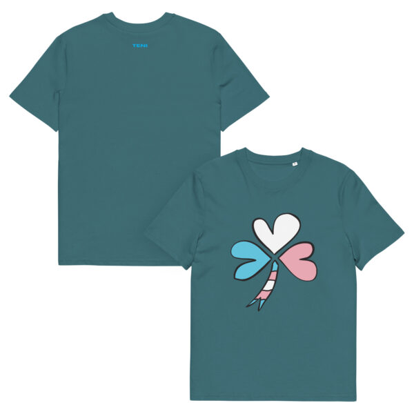 Shamrock Unisex organic cotton t-shirt - Image 3