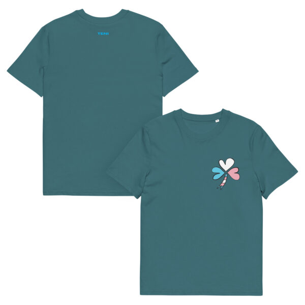 Shamrock chest logo Unisex organic cotton t-shirt - Image 2