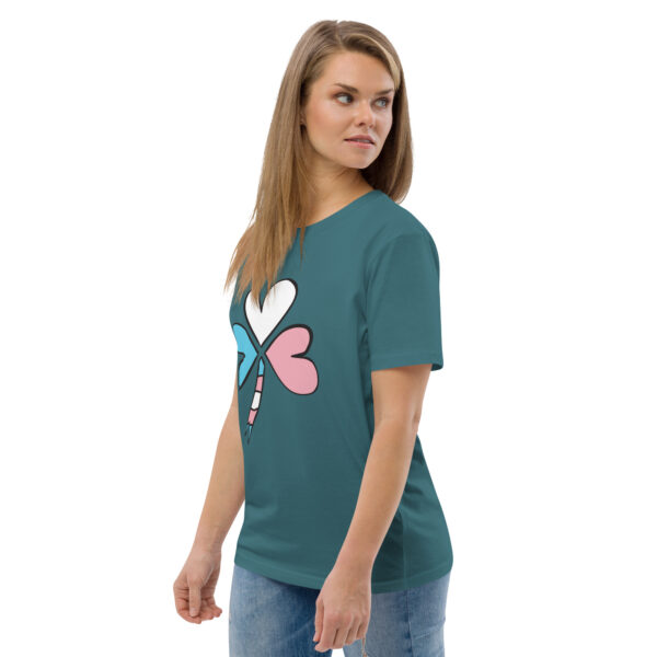 Shamrock Unisex organic cotton tee - Image 13