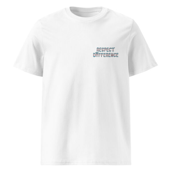 Respect Difference Chest Logo Unisex organic cotton tee - Image 17